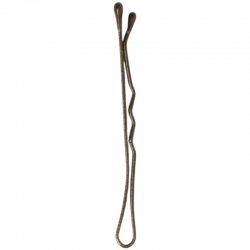 Hårnåle 5 cm 330 stk. Brun - mat