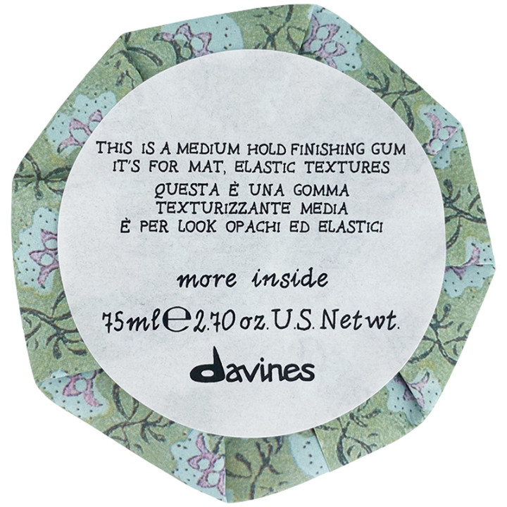 Davines More Inside Medium Hold Finishing Gum 75ml
